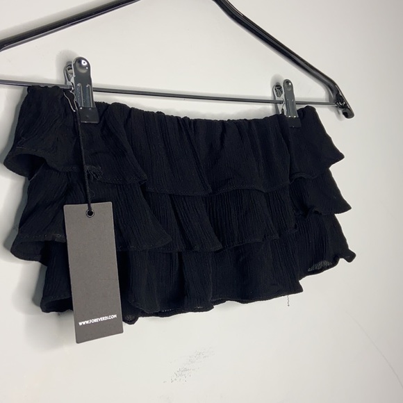 Forever 21 Ruffle Layered Tube Top - Picture 3 of 7